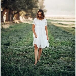 XS | Anthropologie | Preloved | Piper & Scoot | P.S. The Ellie Dress | White